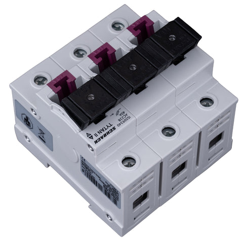 Separator modular pentru portfuzibile TYTAN, 3p 40A, complet