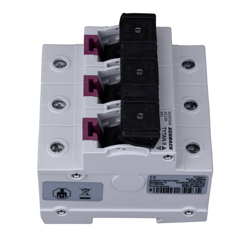 Separator modular pentru portfuzibile TYTAN, 3p 40A, complet