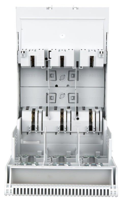 Separator mărime 1, 3-poli, 250A, M10, ieşire sup/inf