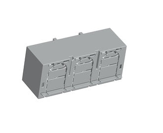 Capac borne 3-poli pentru separatoare ARROW BLUE mărime 00