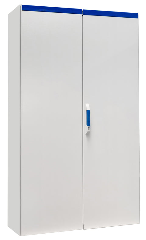 Dulap compact cu două uşi, 2000x1200x400mm, RAL 7035 IP54