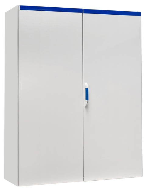Dulap compact cu două uşi, 2000x1600x500mm, RAL 7035 IP54