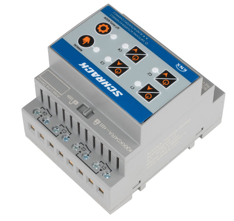 Actuator KNX comutare/jaluzele, 4/2 ieșiri, 16A, 230V c.a.