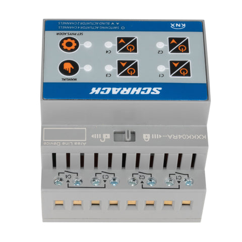 Actuator KNX comutare/jaluzele, 4/2 ieșiri, 16A, 230V c.a.