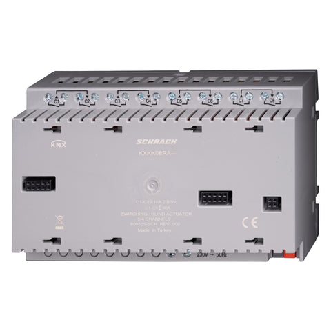 Actuator KNX comutare/jaluzele, 8/4 ieșiri, 16A, 230V c.a.