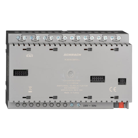 Actuator KNX comutare/jaluzele, 8/4 ieșiri, 16A, 230V c.a.