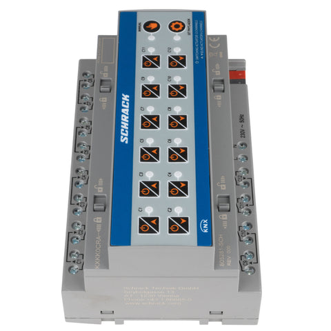 Actuator KNX comutare/jaluzele, 12/6 ieșiri, 16A, 230V c.a.