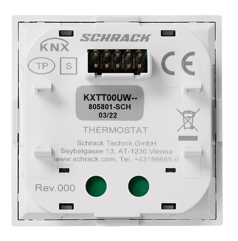 Termostat KNX, alb