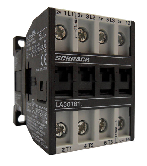 Contactor 3-poli, 7,5kW/18A AC3, 32A AC1,1ND, 24VAC