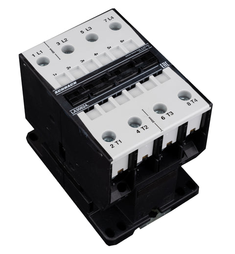 Contactor, 30kW, 62A AC3, 120A AC1, 4-pole, 230VAC