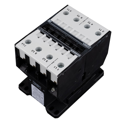 Contactor, 30kW, 62A AC3, 120A AC1, 4-pole, 230VAC