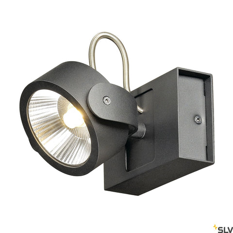KALU LED 1,negru,3000K,60°lampa plafon/perete