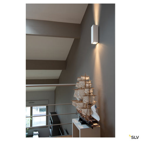 THEO UP/DOWN,alb,2x50WQPAR51, lampa de perete, IP44