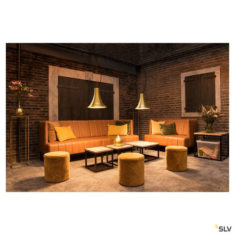 BATO 35 PD, LED Indoor pendant light, brass, LED, 2500K