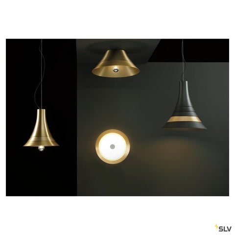 BATO 45 PD, black/brass, LED, 2700K