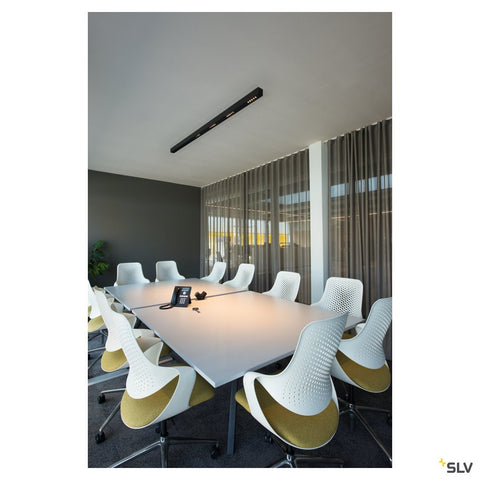 Q-LINE CL, LED Indoor ceiling light, 2m, BAP, black, 3000K