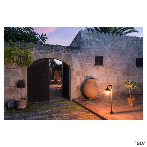 MOLAT POLE, IP44, E27, anthracite, max. 60W