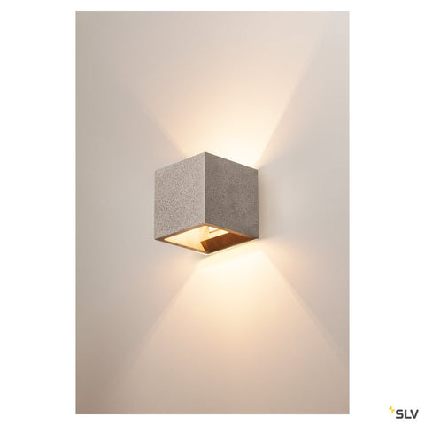 SOLID CUBE,negru gresie,25Wlampa de perete, QT14
