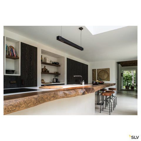 Q-LINE PD, LED Indoor pendant light, 1m, BAP, black, 3000K