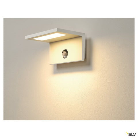 LED SENSOR WL, LED Outdoor wall light, IP44, white, 3000K