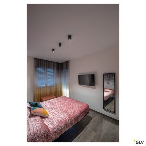 TRILEDO CL, indoor ceiling light, QPAR51, black, max 10W