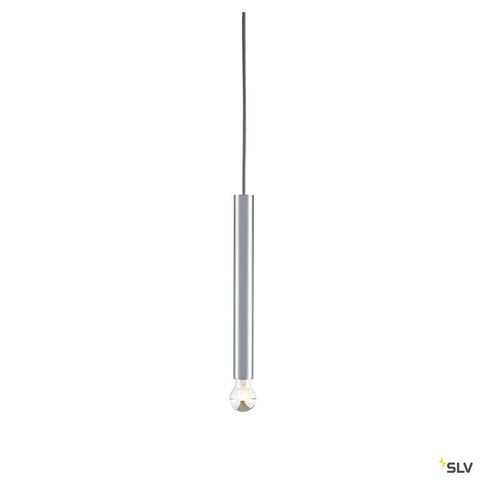 FITU PD, indoor pendant, E27, brushed aluminium, max. 60W