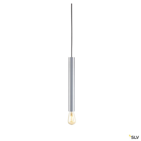 FITU PD, indoor pendant, E27, brushed aluminium, max. 60W