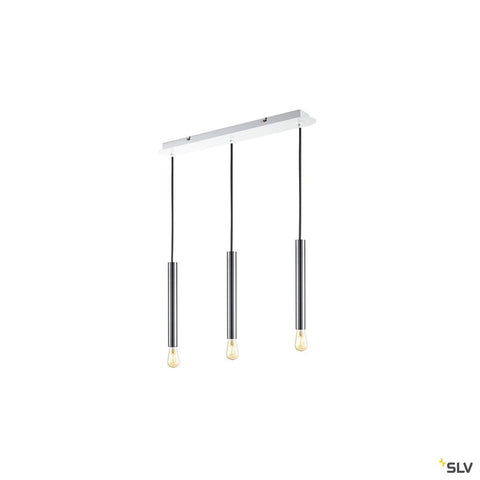 FITU PD, indoor pendant, E27, brushed aluminium, max. 60W