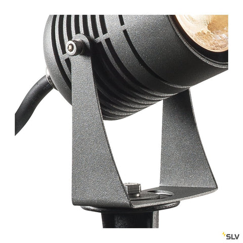 LED SPIKE, anthracite, IP55, 3000K, 40°