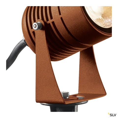 LED SPIKE, , rust coloured, IP55, 3000K, 40°