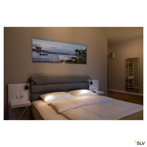 DIO FLEX PLATE LED, LED Indoor wall light, black, 2700K