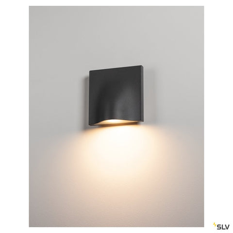 VILUA II WL , antracit, 3000K IP54 100° 810lm