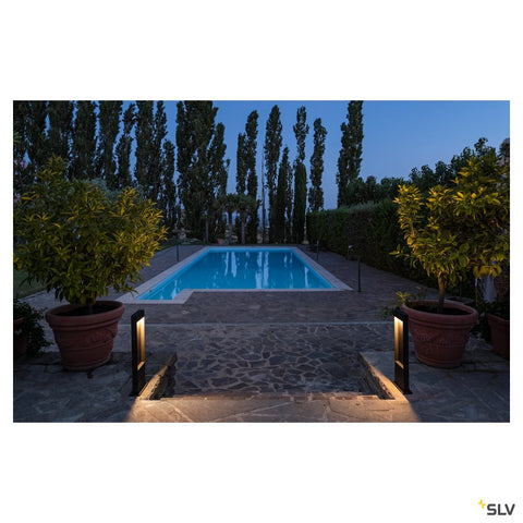 FLATT 60 400lm 3000/4000K 230V IP65 antracit