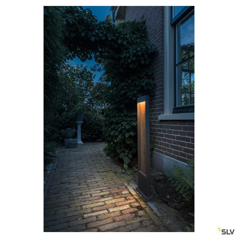 FLATT 100 400lm 3000/4000K 230V IP65 antracit/maro