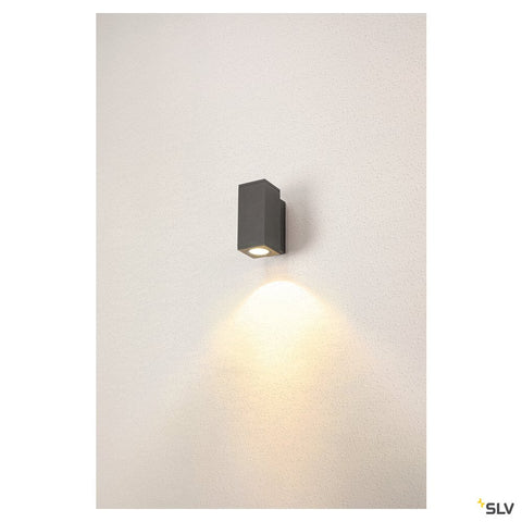 ENOLA S SQ 6W 3000/4000K 230V LED IP65 antracit