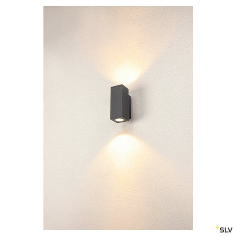 ENOLA UP/DOWN SQ S 7W 3000/4000K 230V LED IP65 antracit