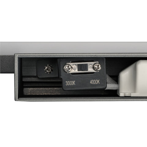 GLENOS 60 LED 12W, 1170lm, CCT Switch 3000K/4000K, negru