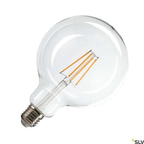 G125 E27, LED lamp transparent 7,5W 2700K CRI90 320°