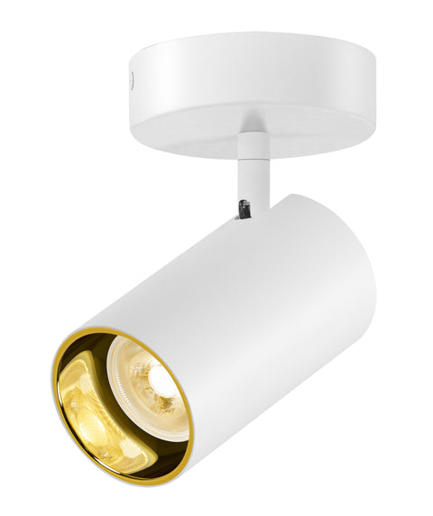 ASTO TUBE, spot cilindric, max. 1x10W, alb
