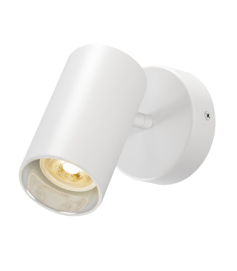 ASTO TUBE, spot cilindric, max. 1x10W, alb