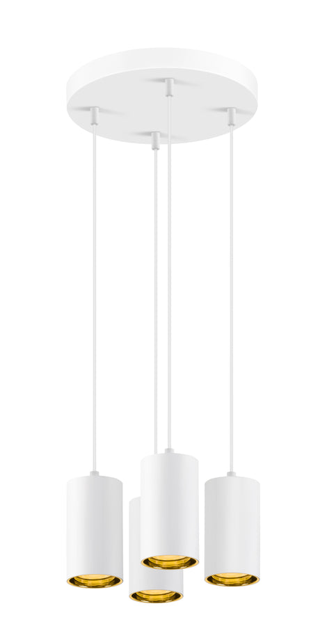 ASTO TUBE,PL, GU10, suspendat lungime 250 cm, max. 4x10W alb