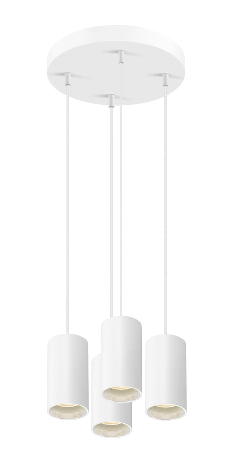 ASTO TUBE,PL, GU10, suspendat lungime 250 cm, max. 4x10W alb