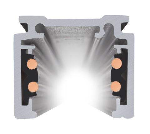 Sina montaj aparent, 4m, 48V TRACK, negru, DALI