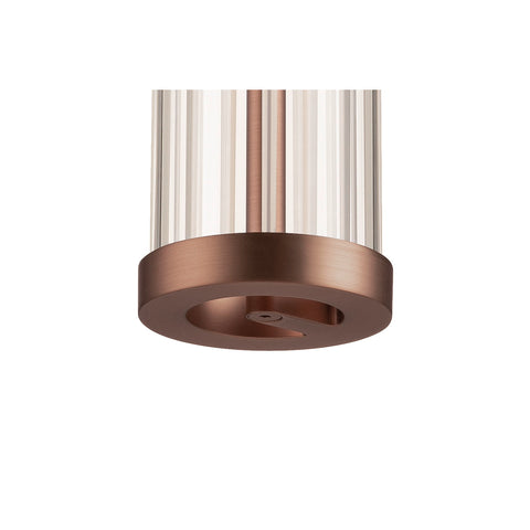 Lampă suspendată QUIMERA 2700/3000K PHASE cupru închis