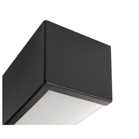 Lampa de perete CHROMBO 3000K 8 W FAZA 120° negru