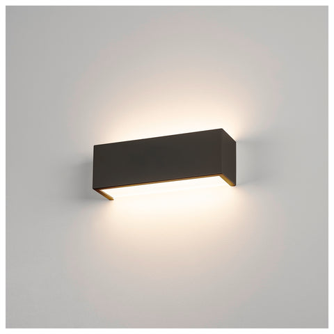 Lampa de perete CHROMBO 3000K 8 W FAZA 120° negru