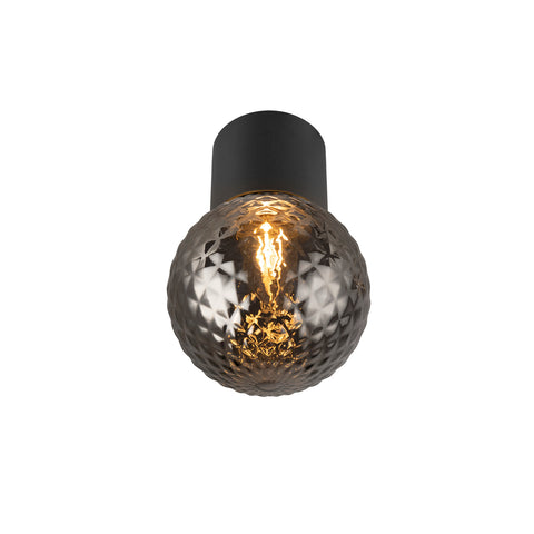 Plafoniera VARYT rotundă 1x max. 6W E14 negru