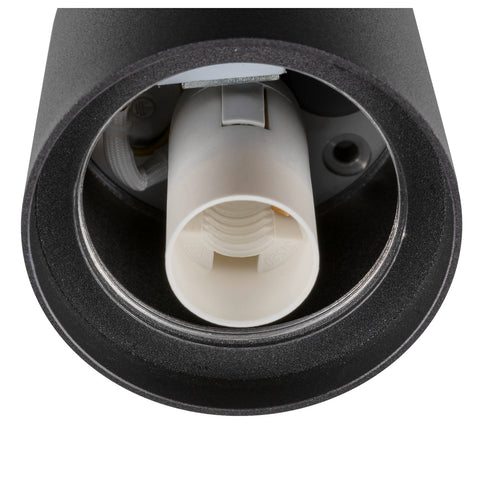 Plafoniera VARYT rotundă 1x max. 6W E14 negru