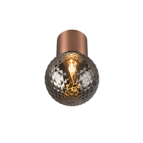 Plafoniera VARYT rotundă 1x max. 6W E14 cupru