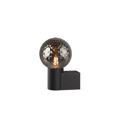 Lampă de perete VARYT rotundă 1x max. 6W E14 negru